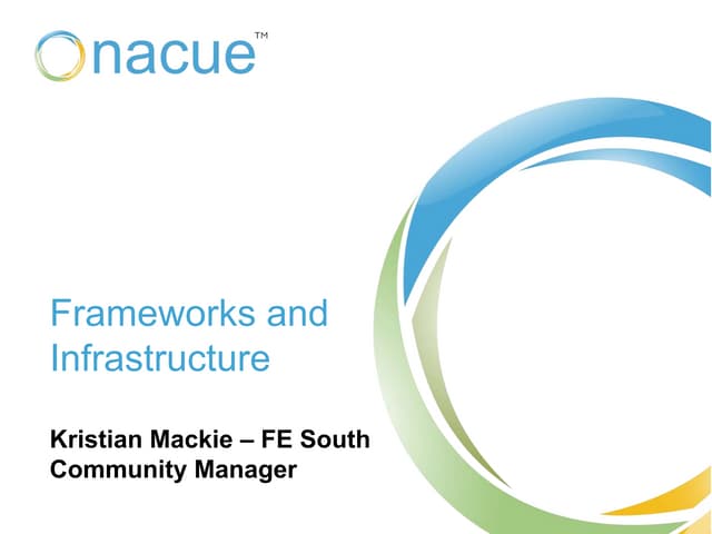 Presentation on infrastructure 