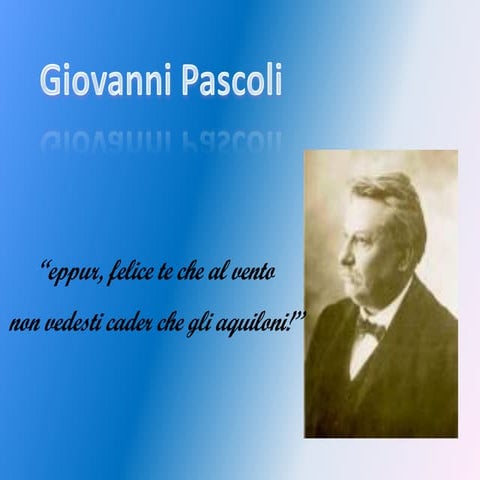 Presentazione Pascoli 2003