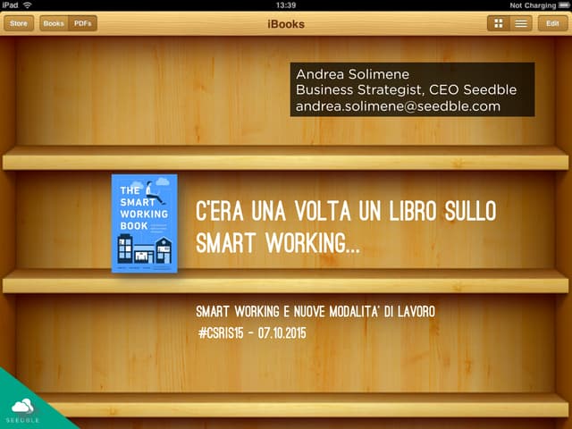 C'era una volta un libro sullo smart working