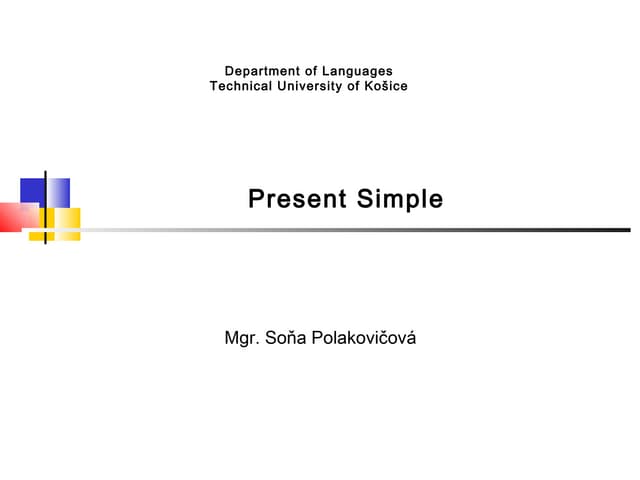 Present simple