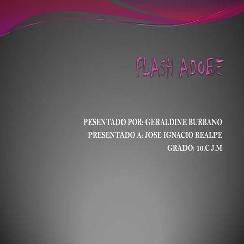 Presetacion de flash adobe