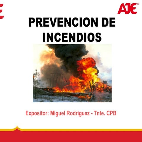 Prevencion de incendios