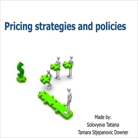 Pricing strategy