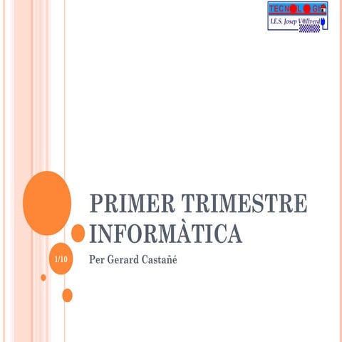 Primer trimestre informatica