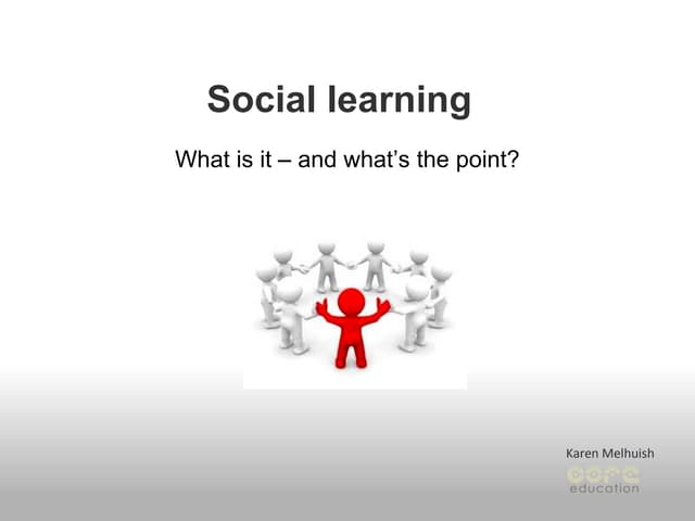Principals' tour: Social networks, social learning