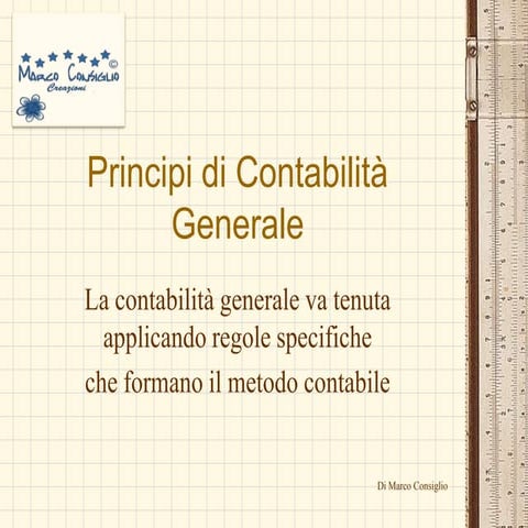 Principi di contabilità generale