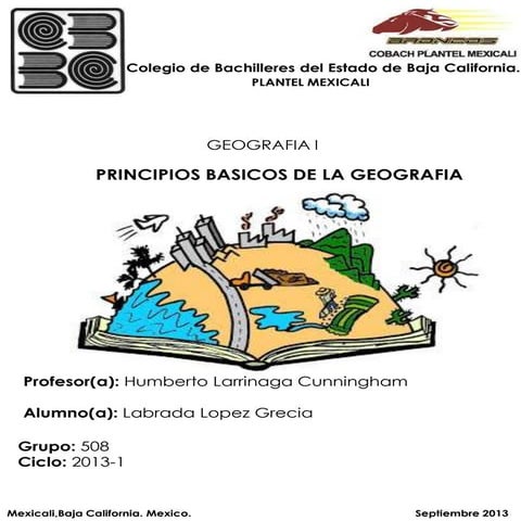 Principios basicos de la geografia