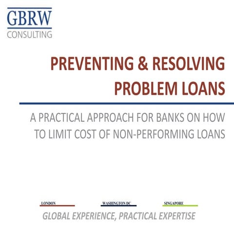 Principles of Problem Loan Management