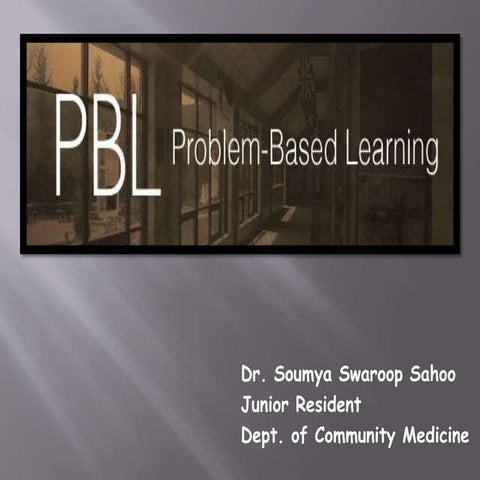 Problem based learning