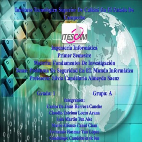 Problemas de seguridad informatica