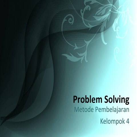 Problem solving ppt