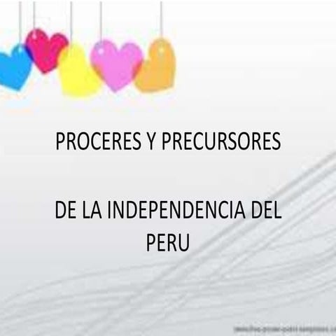 Proceres y precursores
