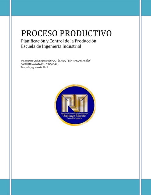Proceso productivo