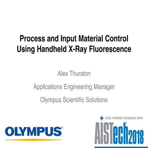 Process and Input Material Control Using Handheld X-Ray Fluorescence