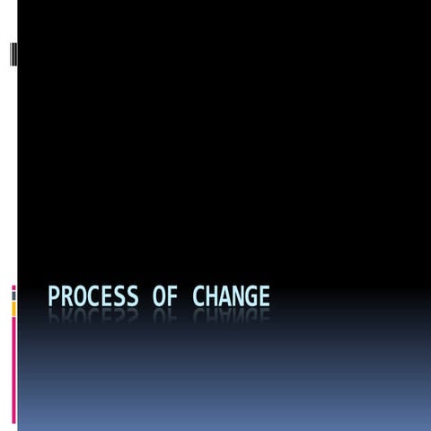 Process of change