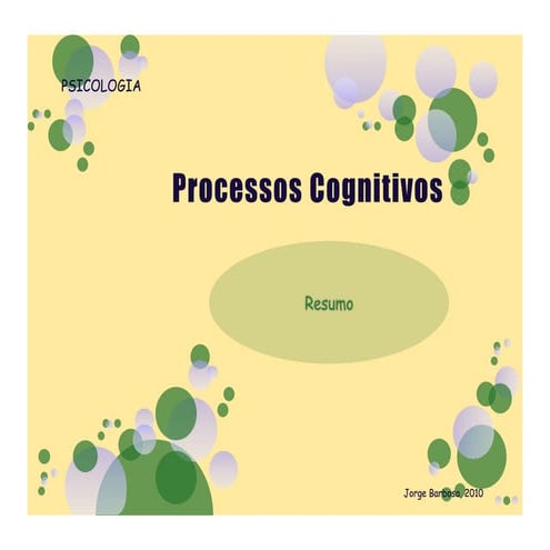 Processos Cognitivos - Resumo