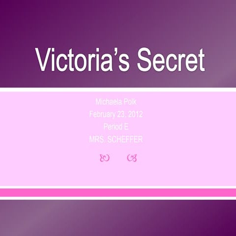 Victoria's Secret Product Development 