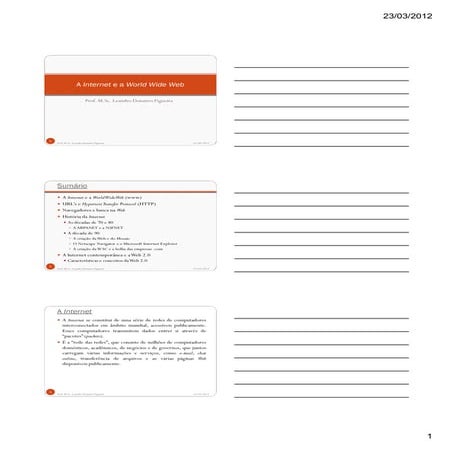 Programacao para Web I 02  Internet