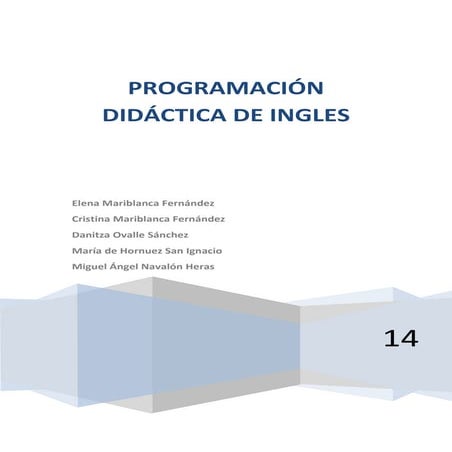 PROGRAMACIÓN DIDÁCTICA PRIMARIA INGLÉS