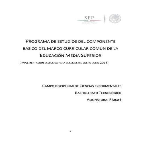 Programa de fisica 2018