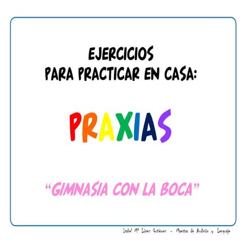 Programa de praxias 