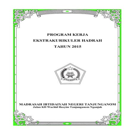 Program kerja ekstrakurikuler 2015