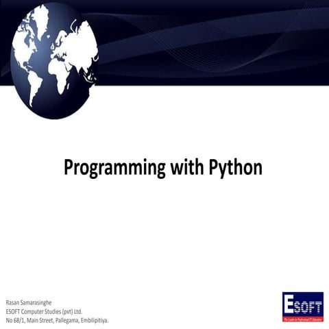 Programming with Python