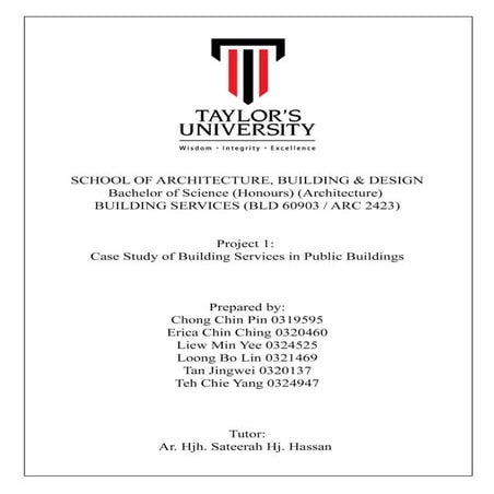 Case Study of Building Service in Public buildings