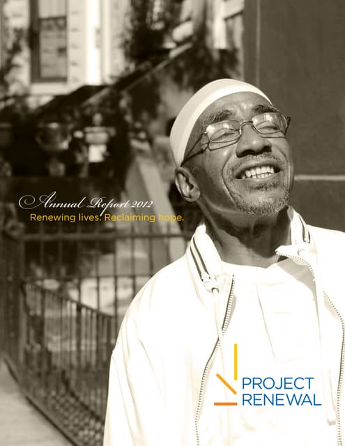 Project Renewal Annual Report 2012
