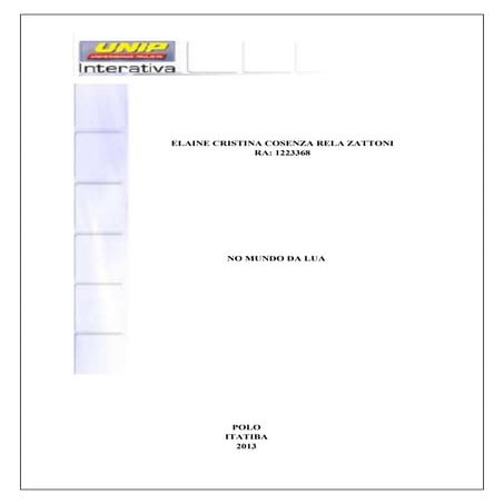 No Mundo da Lua