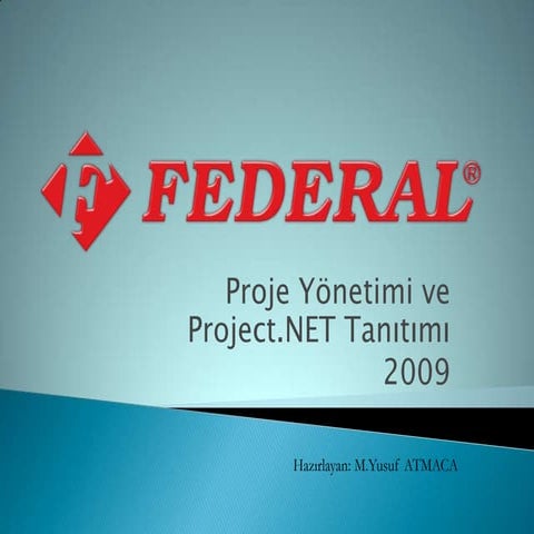 Proje yönetimi ve project.net v1.0 tr