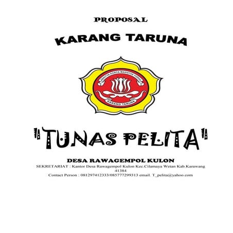 Proposal KARANG TARUNA (UEP)