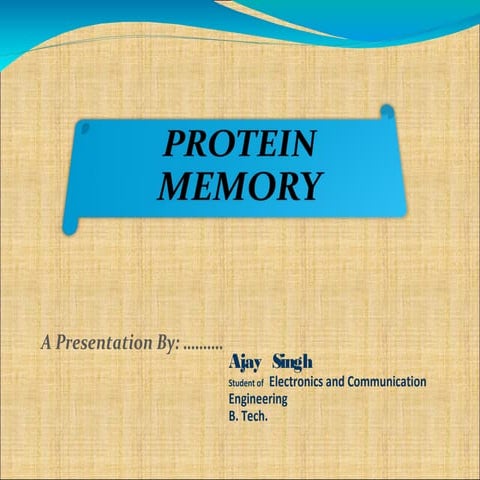 Protein memory 