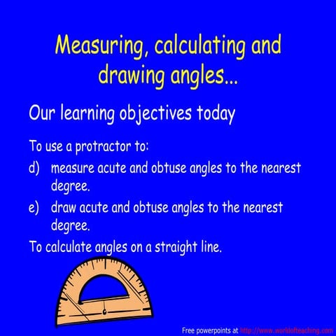 Protractor usage