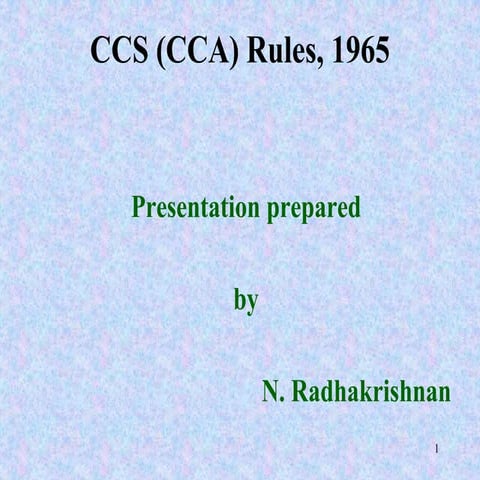 PROVISIONS OF CCS (CCA) RULES 1965 -  ASOs.pdf