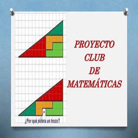 Proyecto club de matemáticas 2014