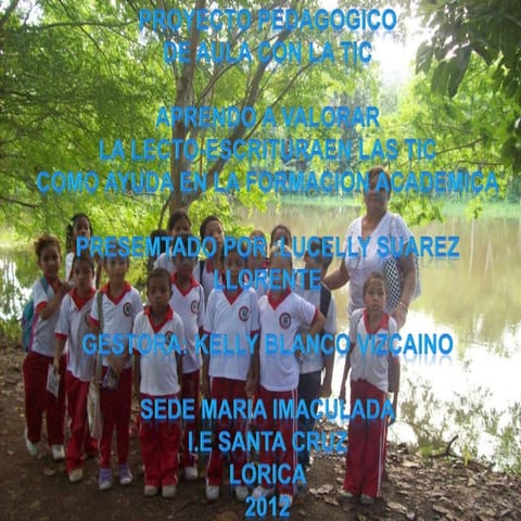 Proyecto de aula lecto escritura