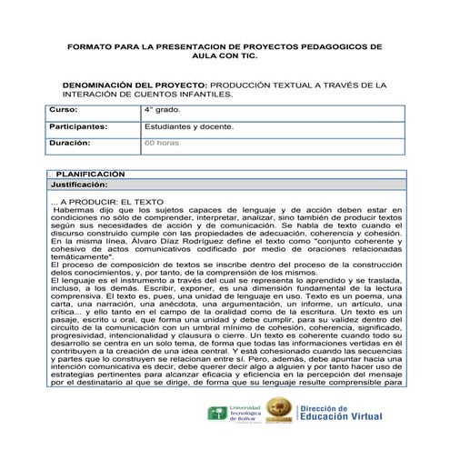 Proyecto Producción Textual