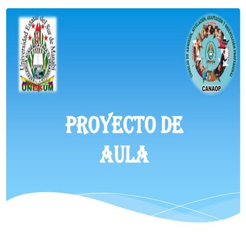 Proyecto de aula unesum 