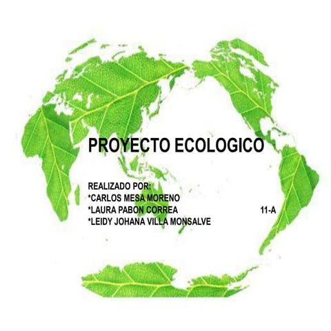 Proyecto ecologico