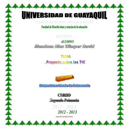 Proyecto sobre las tics