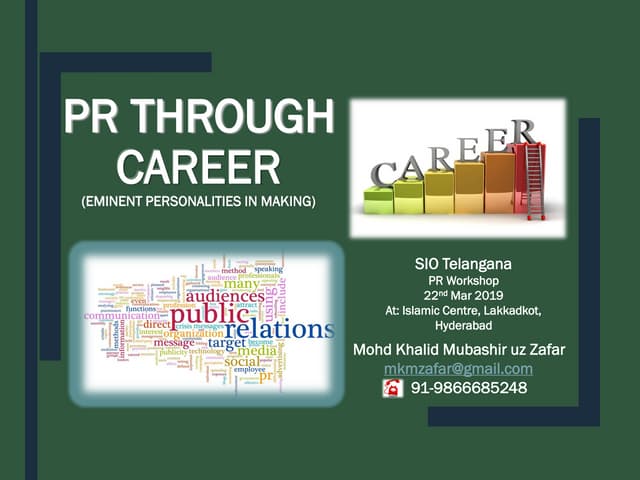 PR Through Career