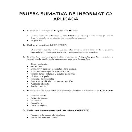 Prueba sumativa de informatica aplicada