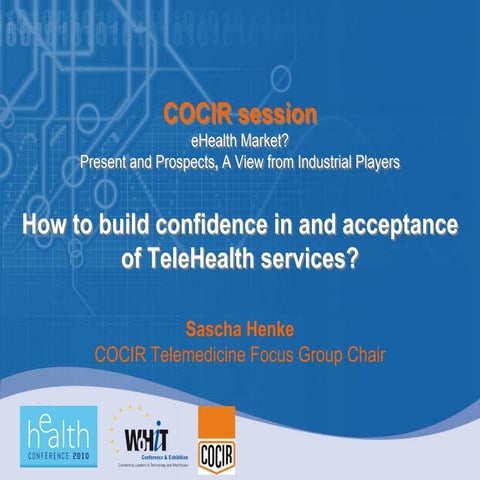 How to Build Confidence in and Acceptance of TeleHealth Services?