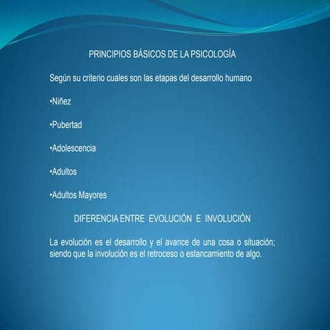 Psicologia Evolutiva