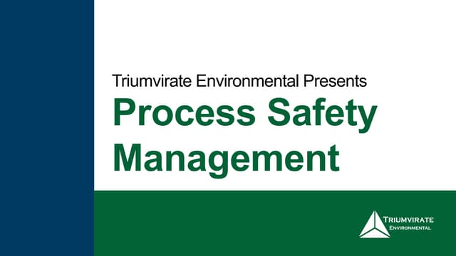 Process Safety Management