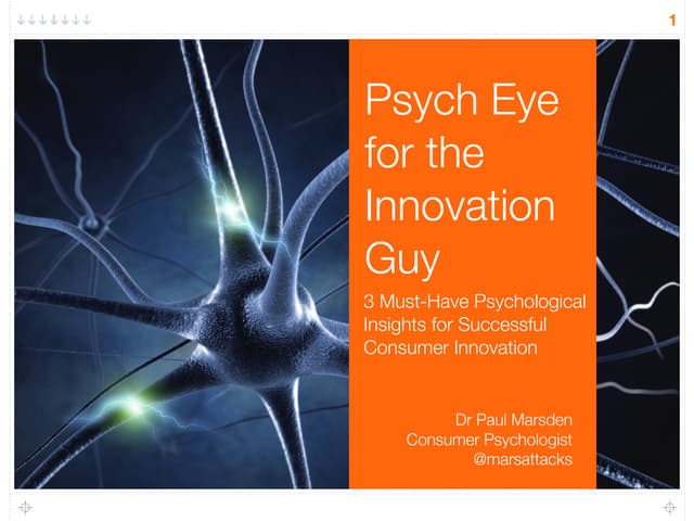 Psych Eye for the Innovation Guy