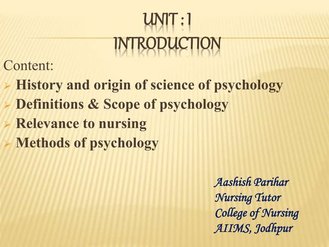 Psychology