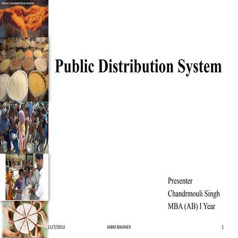 Public distribution system