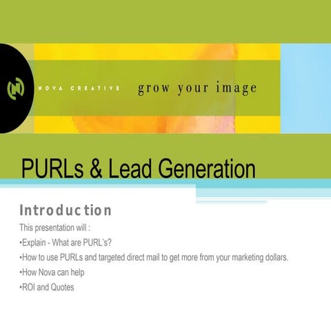 Learn about PURLs and Lead Generation